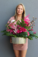 Pink Thailand, kompozycja kwiatowa w energetycznych kolorach