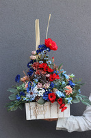 Maki dla Mamy, dekoracja nagrobna z dedykacją