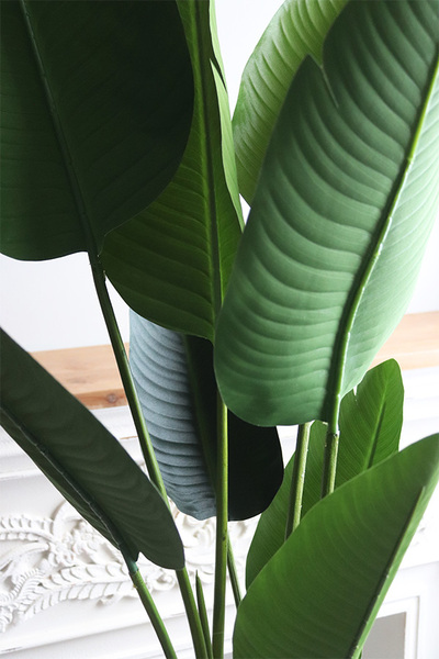 Bambus, sztuczna roślina w osłonce z tworzywa