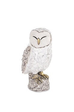 Zimowa Sowa, figurka sowa A, wys.18.5cm