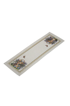 Bunny&Lavender Palace, wielkanocny bieżnik gobelinowy, 140x42cm 