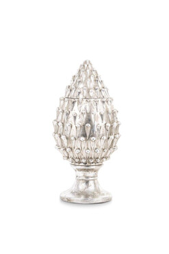 Karczoch Destina B, srebrna amfora dekoracyjna, wym.30.5x14.5cm