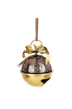Torvik Bells, świąteczny dzwonek metalowy, wym.30x20cm