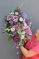 Joanna Violet, nagrobna dekoracja serce w misie