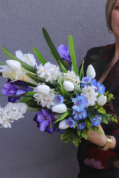 Tulip Iris, komplet dekoracji nagrobnych