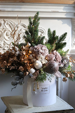 Jerusalem Gold, flowerbox świąteczny, wym.56x60cm