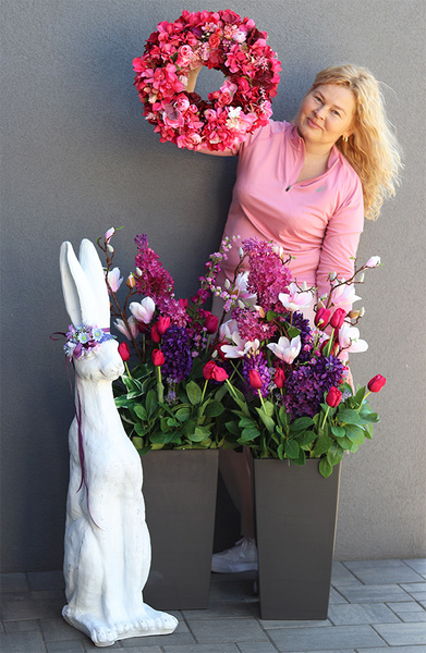 Hiacyntana, wiosenna kompozycja roślinna