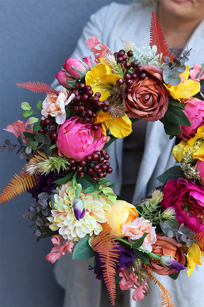 Colorro, jesienny wieniec nagrobny