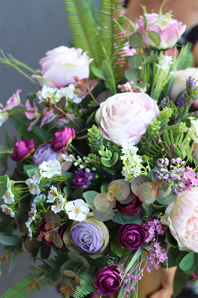 Santo, bukiet nagrobny we wkładzie, wys.52cm