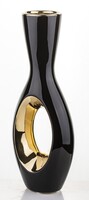 Buco Black A, wazon ceramiczny, wym.30x13x8cm