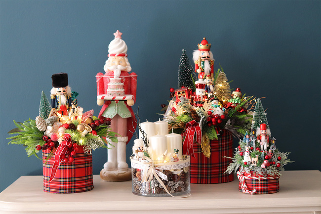 flowerbox świąteczny, Dziadek do Orzechów Drosel