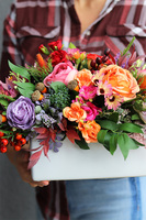 Jesień w Twoich progach, elegancka kompozycja na stół / komodę