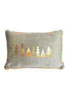 Christmas, poduszka dekoracyjna, miętowa choinka, wym.43x30cm