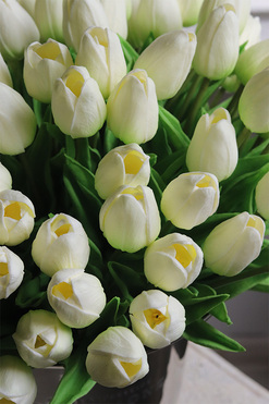 Cooler Emporio Tulips, nowoczesna wiosenna dekoracja, wys.45cm  