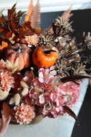 Pumpkin Latte, jesienna kompozycja w dyni ceramicznej