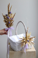 Domovy, komplet dekoracji wielkanocnych. koszyczek & palemka, wys.30/50cm