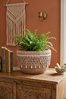 Boho House, ceramiczna osłonka na kwiaty Boho