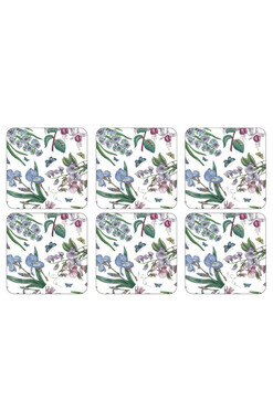 Botanic Garden Chintz, podkładki korkowe, małe, 6szt 