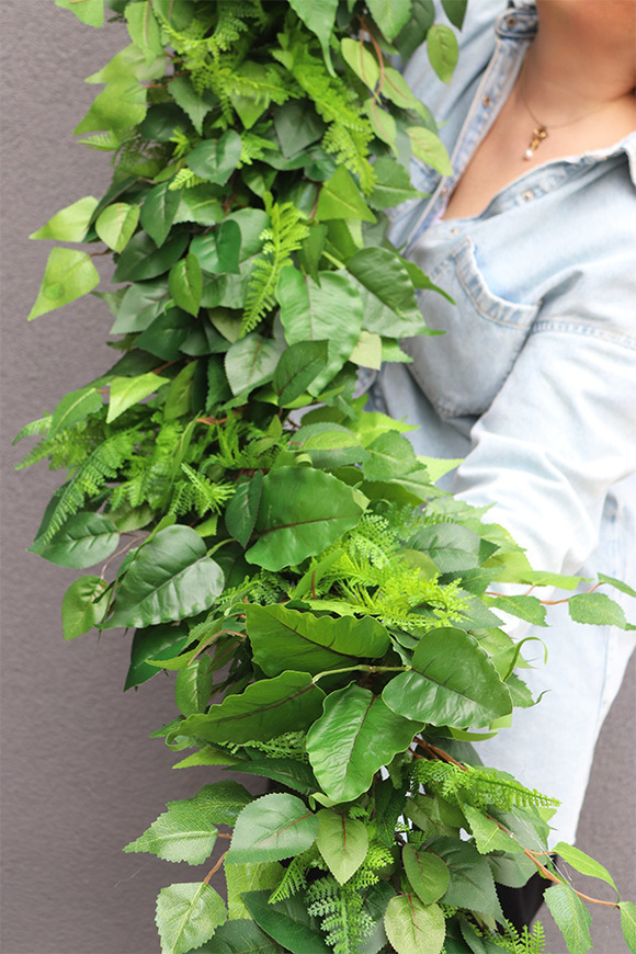 Blue Provance Gradia, dekoracyjna girlanda z hortensją