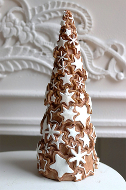 OD RĘKI Pierniczek A, świąteczna figurka choinka, wys.30cm