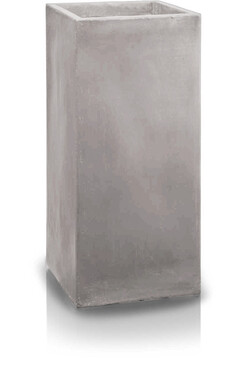 Ecolite osłonka kwadrat wysoki, szara 23x50cm