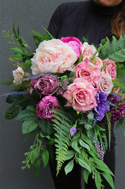 Kleo Pink, bukiet nagrobny, dł.46cm 