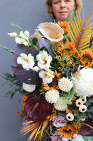 wiązanka nagrobna Słoneczniki Premium 2