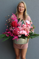 Pink Thailand, kompozycja kwiatowa w energetycznych kolorach