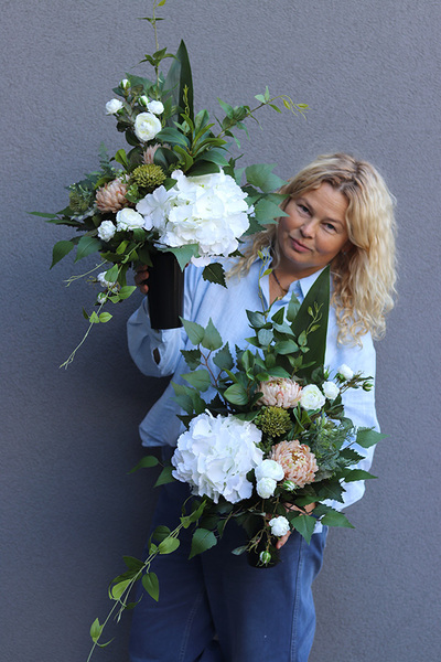 Krellena, bukiet nagrobny we wkładzie