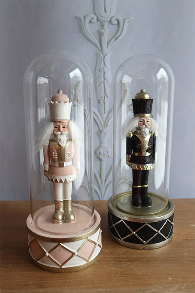 Nutcracker, figurka dziadek do orzechów w szkle, black