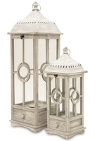 Victoria, drewniany lampion / latarenka, kpl.2szt 