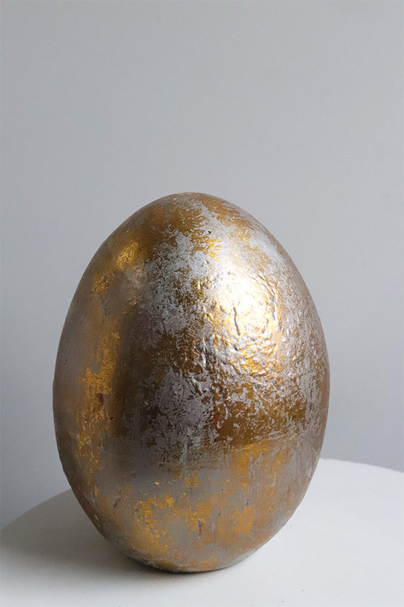 Vintage Gold, jajko wielkanocne figurka