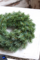 Do It Yourself Red, stroik do samodzielnego wykonania, śr.35cm 