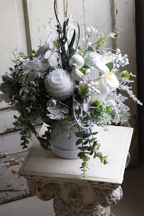 flowerbox świąteczny Winteria, wym.58x50cm  