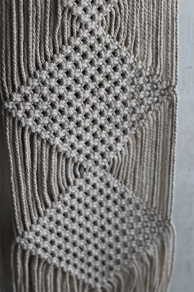 OD RĘKI dekoracja wisząca, Makrama Naturalesso, dł.75cm