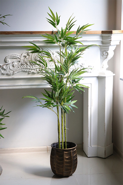 Bambus Bellis, sztuczna roślina w donicy