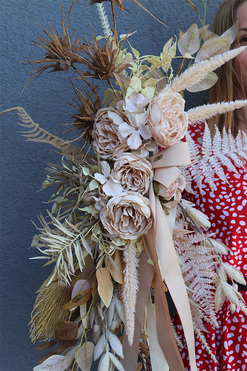 OD RĘKI Boho Laguel, kwiatowa girlanda dekoracyjna, kpl.2szt, 50cm + 70cm