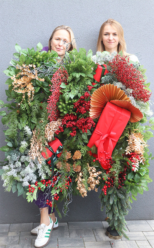 Xmas Gabinetto, dekoracyjny panel świąteczny