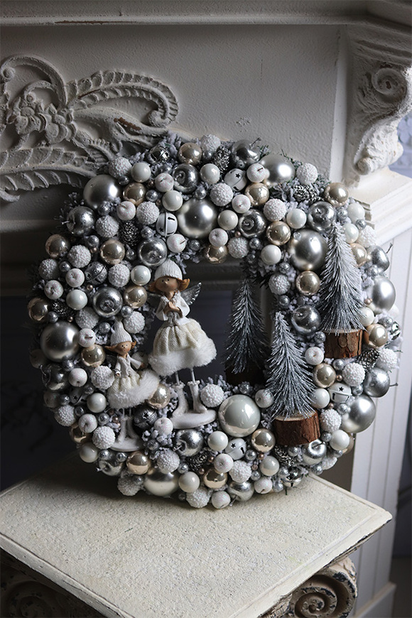 Świąteczny Spacer, świąteczny wianek dekoracyjny