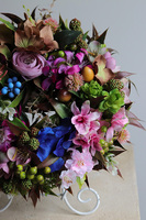 Stasia, kwiatowy wianek na drzwi