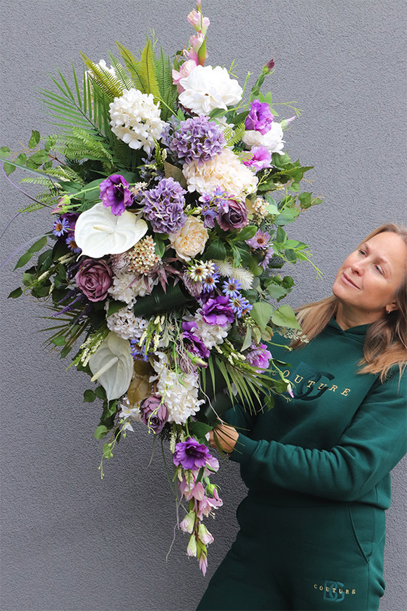 komplet dekoracji nagrobnych