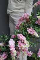 Wisteria Pink New girlanda z biało-różowymi kwiatami