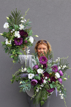 Mimoleti 2, komplet dekoracji nagrobnych, bukiet + kompozycja