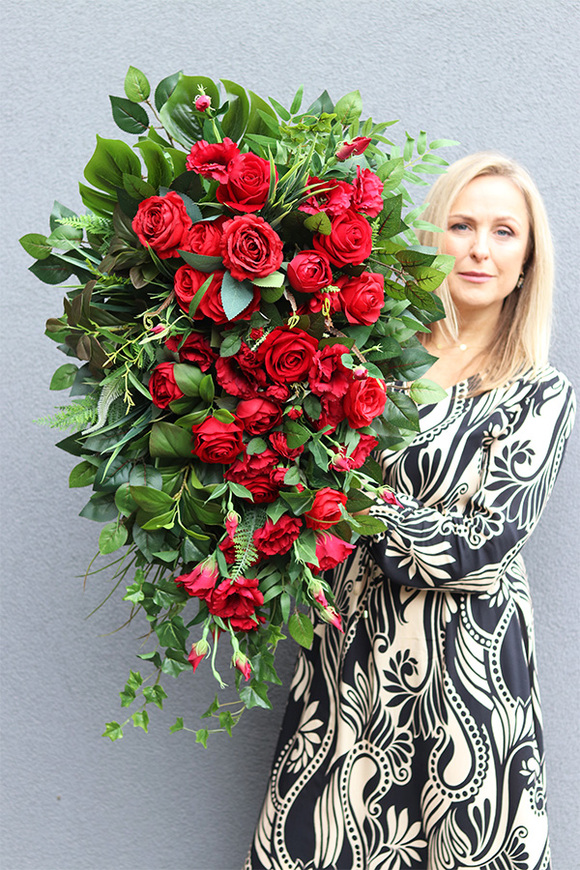 Dekoluena Red 3, komplet dekoracji nagrobnych