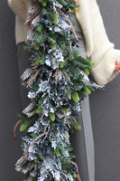 Borówkowa Zima, zimowa girlanda dekoracyjna, dł.200cm