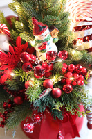 Lollypop Decor, flowerbox świąteczny z choinką