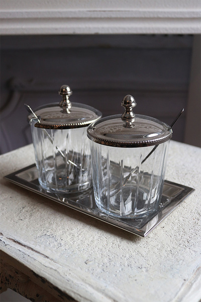 Glamouria Spring, sosjerki 2 szt. na tacy przyprawniki