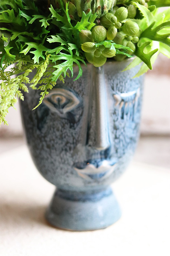 Twarzova, kompozycja Sukulenty w głowie