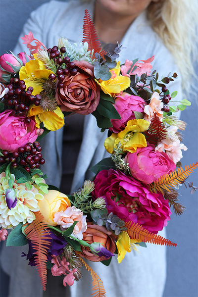 Colorro, jesienny wieniec nagrobny