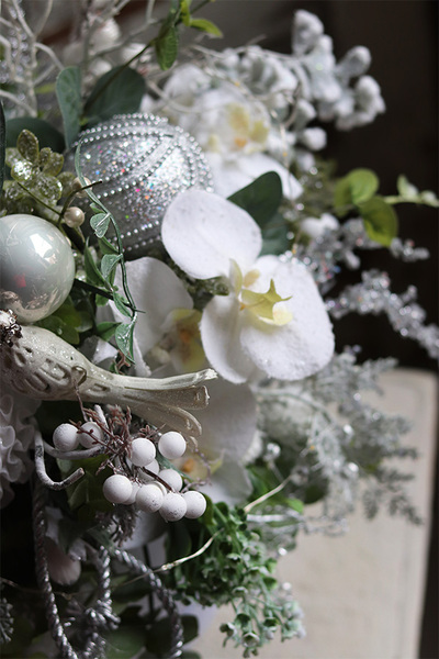 flowerbox świąteczny Winteria, wym.58x50cm  